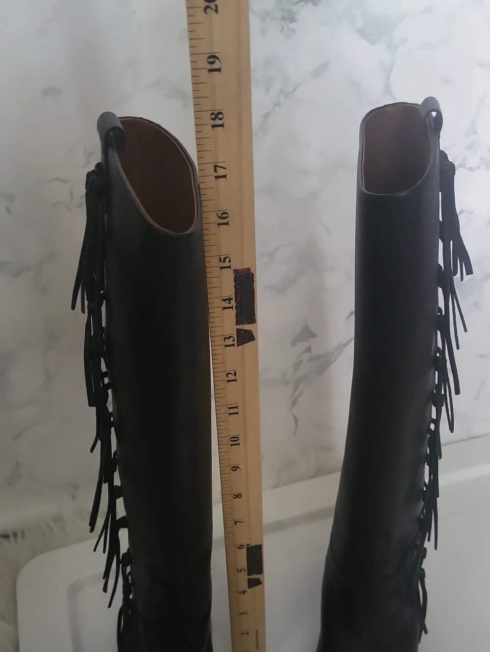 Valentino Garavani Tall Black leather riding boots
